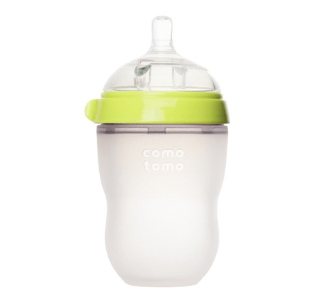 Comotomo baby bottle Green 8 oz / 250 ml Single Comotomo Silicone Baby Bottles