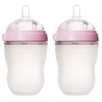 Comotomo baby bottle Pink 8 oz / 250 ml 2-Pack Comotomo Silicone Baby Bottles
