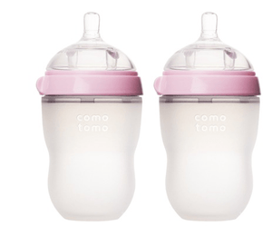 Comotomo baby bottle Pink 8 oz / 250 ml 2-Pack Comotomo Silicone Baby Bottles