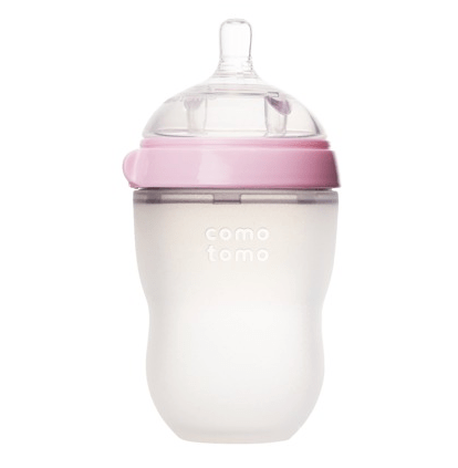 Comotomo baby bottle Pink 8 oz / 250 ml Single Comotomo Silicone Baby Bottles