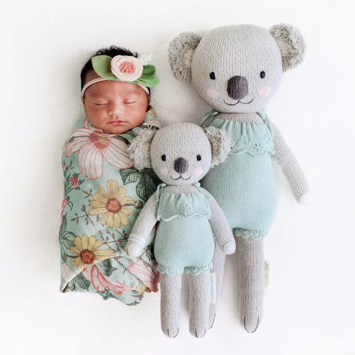 cuddle + kind doll Little (13") cuddle + kind Hand-Knit Doll - Claire the Koala (Mint)