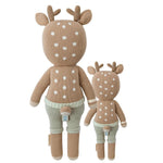 cuddle + kind Hand-Knit Doll - Elliott the Fawn Back View