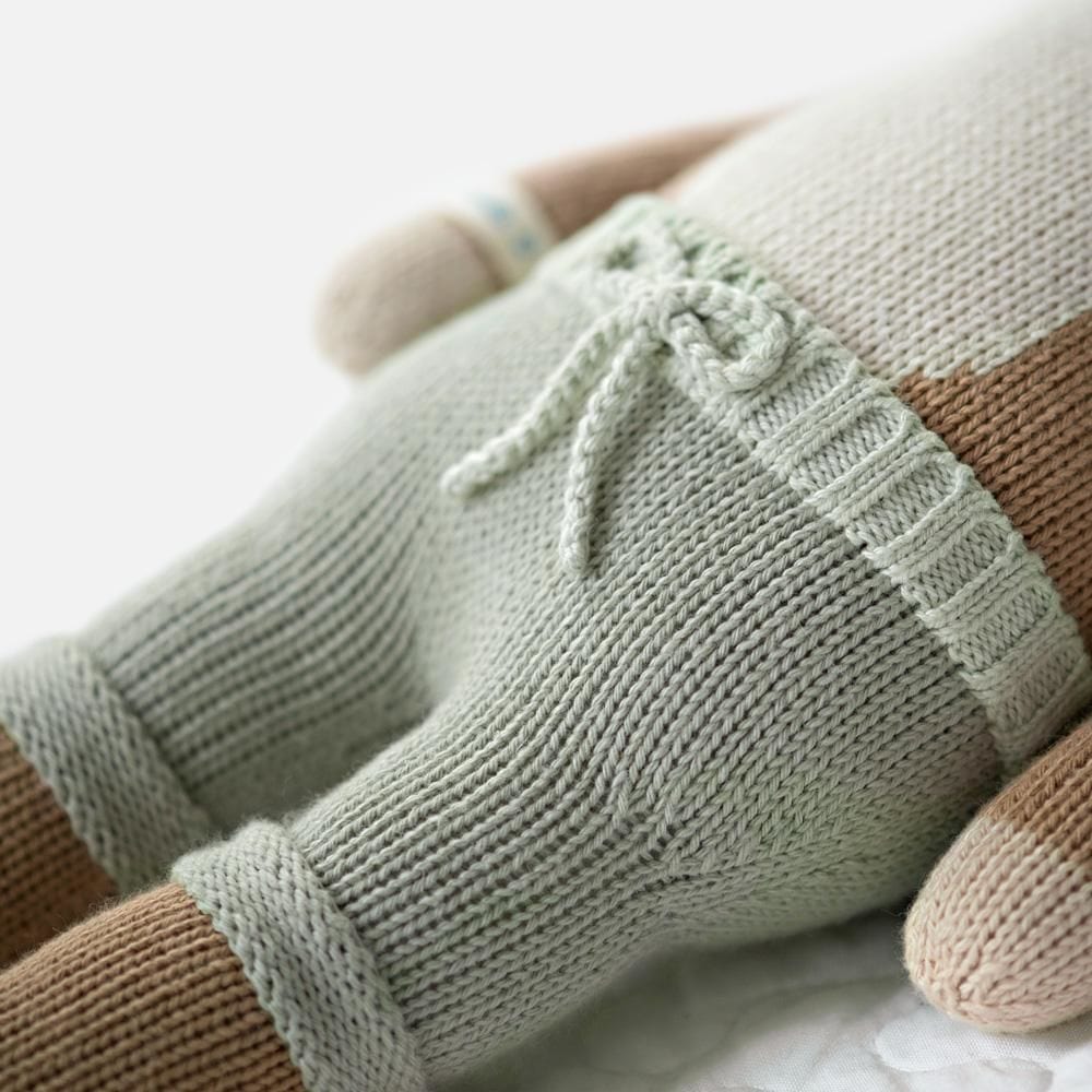 cuddle + kind Hand-Knit Doll - Elliott the Fawn Detail