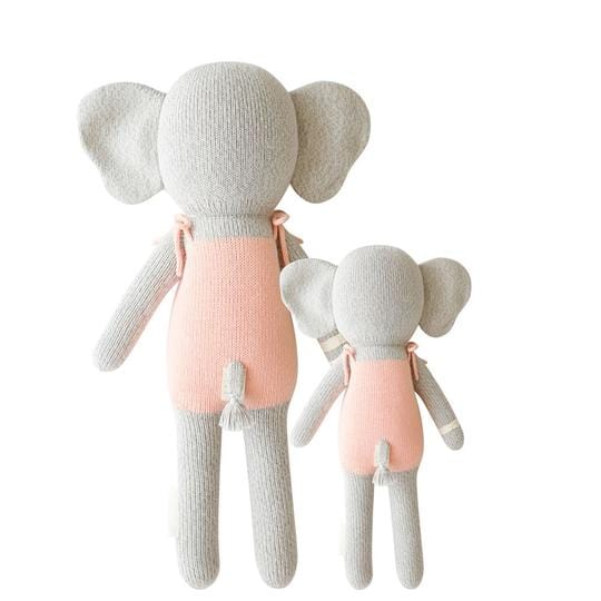 cuddle + kind doll Little (13") cuddle + kind Hand-Knit Doll - Eloise the Elephant