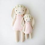 cuddle + kind Hand-Knit Doll - Hannah the Bunny (Blush) 2 Sizes
