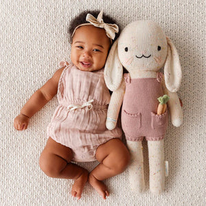 cuddle + kind doll cuddle + kind Hand-Knit Doll - Harper the Bunny Lifestyle 1