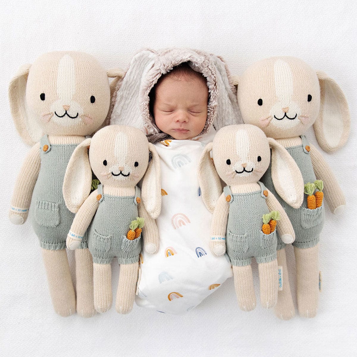 cuddle + kind Hand-Knit Doll - Henry the Bunny Lifestyle 2