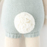 cuddle + kind Hand-Knit Doll - Henry the Bunny - Tail Detail