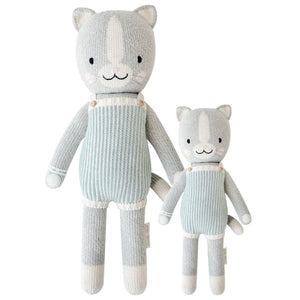 cuddle + kind doll Little (13") cuddle + kind Hand-Knit Doll - Dylan the Kitten