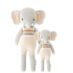 cuddle + kind Hand-Knit Doll - Evan the Elephant 2 Sizes