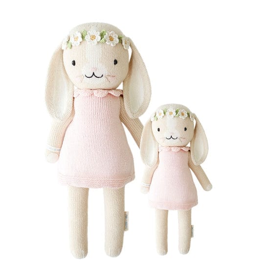 cuddle + kind doll Little (13") cuddle + kind Hand-Knit Doll - Hannah the Bunny (Blush)