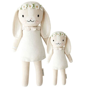 cuddle + kind doll Little (13") cuddle + kind Hand-Knit Doll - Hannah the Bunny (Ivory)