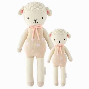 cuddle + kind doll Little (13") cuddle + kind Hand-Knit Doll - Lucy the Lamb