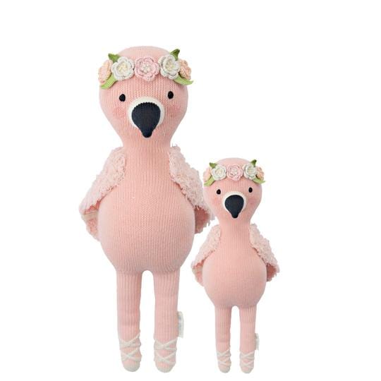 cuddle + kind doll Little (13") cuddle + kind Hand-Knit Doll - Penelope the Flamingo