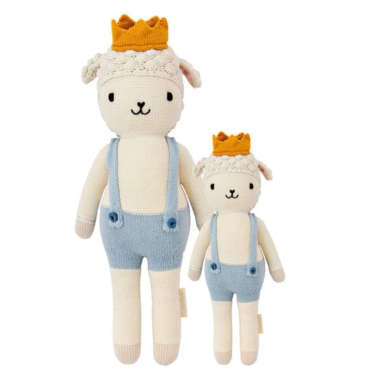 cuddle + kind doll Little (13") cuddle + kind Hand-Knit Doll - Sebastian the Lamb