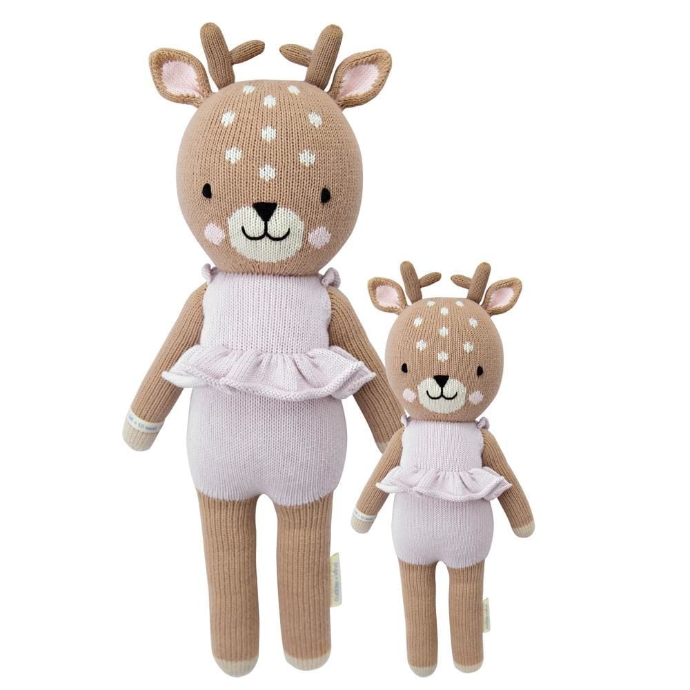 cuddle + kind doll Little (13") cuddle + kind Hand-Knit Doll - Violet the Fawn