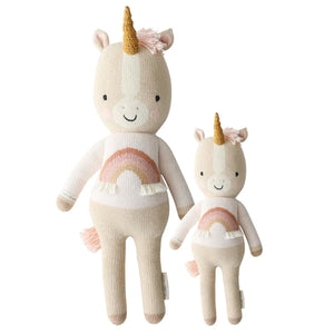 cuddle + kind doll Little (13") cuddle + kind Hand-Knit Doll - Zara the Unicorn
