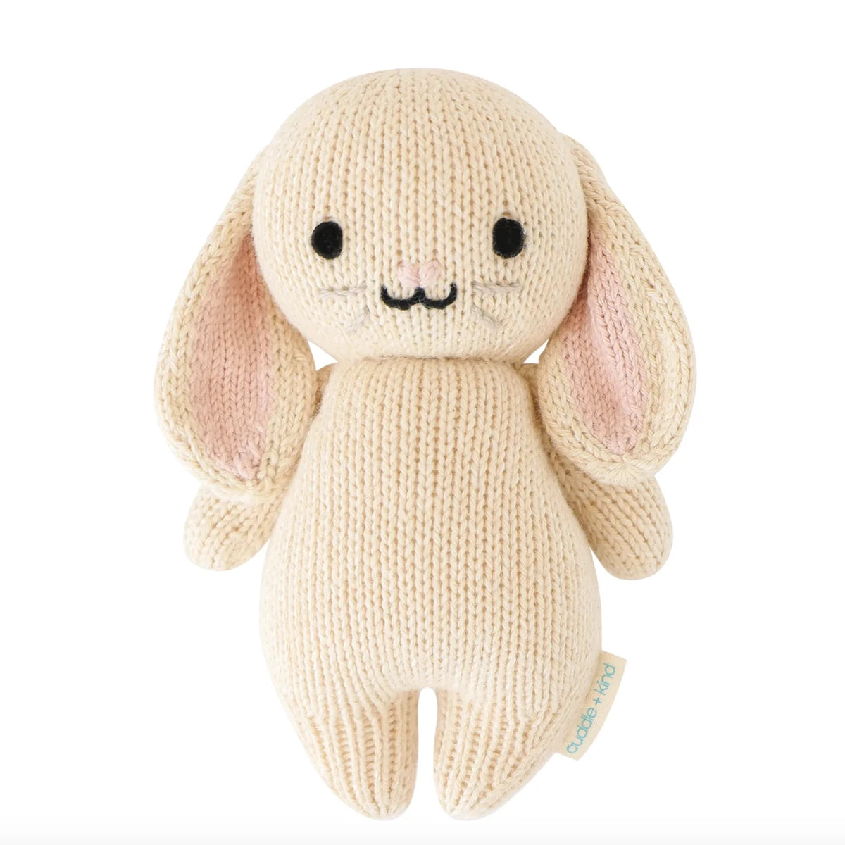 Baby Bunny Oatmeal - cuddle + kind Hand-Knit Baby Animals