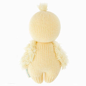 Baby Duckling - cuddle + kind Hand-Knit Baby Animals Back View