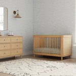 Honey / Honey Cane - Namesake Marin with Cane 6 Drawer Assembled Dresser with Crib