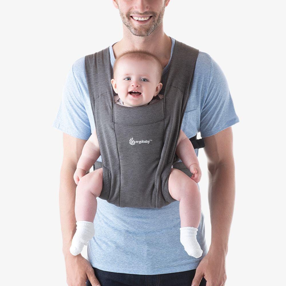 Ergobaby Embrace Carrier - Heather Grey Lifestyle 3
