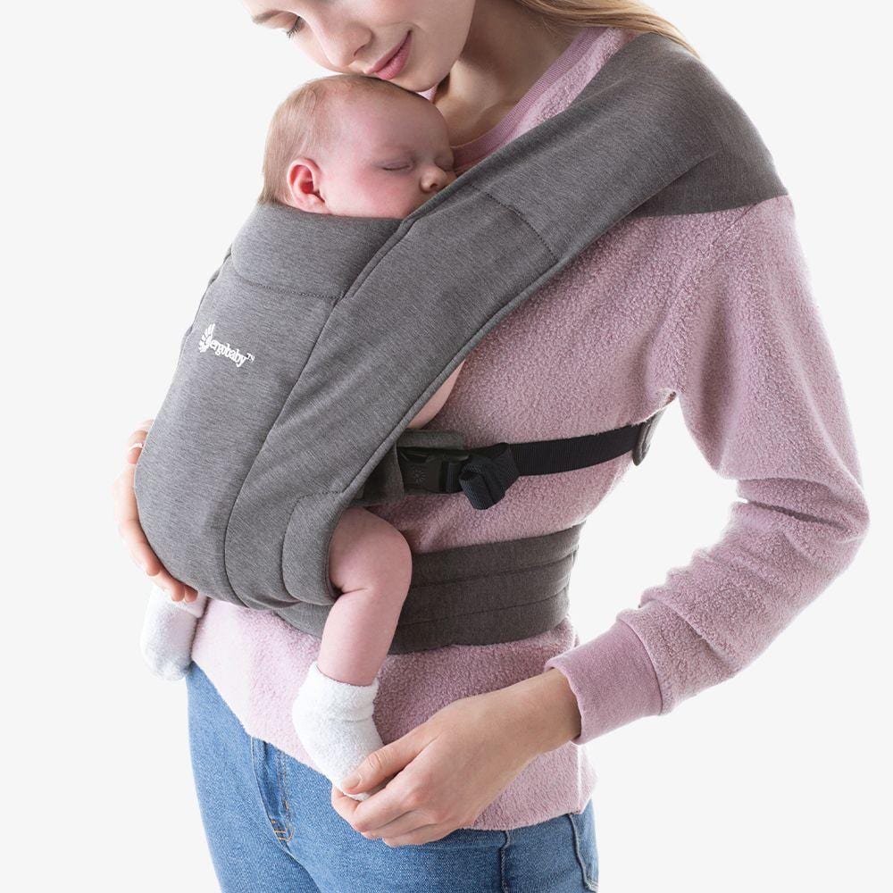 Ergobaby Embrace Carrier - Heather Grey Lifestyle 2