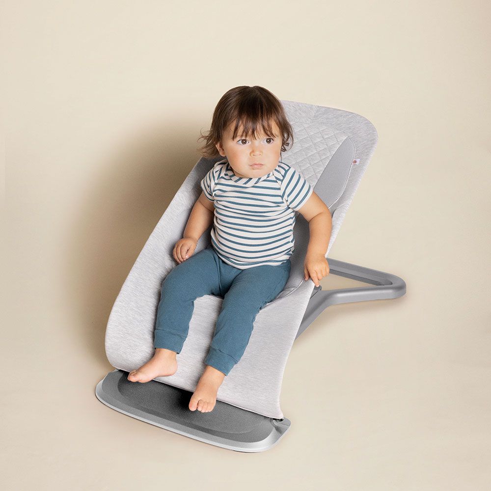 Ergobaby 3-in-1 Evolve Bouncer - Light Grey Lifestyle 3
