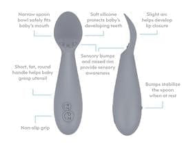 ezpz spoon ezpz Tiny Spoons Infant Training Spoons