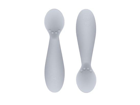 ezpz spoon Pewter - ezpz Tiny Spoons ezpz Tiny Spoons Infant Training Spoons