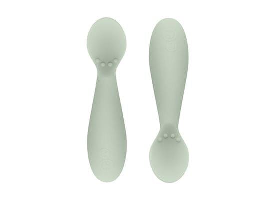 ezpz spoon Sage - ezpz Tiny Spoons ezpz Tiny Spoons Infant Training Spoons