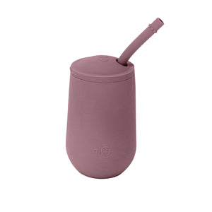 Mauve - ezpz Happy Cup and Straw System