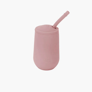 Blush - ezpz Happy Cup and Straw System
