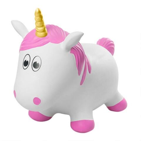 Farm Hoppers bouncy toy Farm Hoppers Fantasy Bouncy Toy - Pink Unicorn