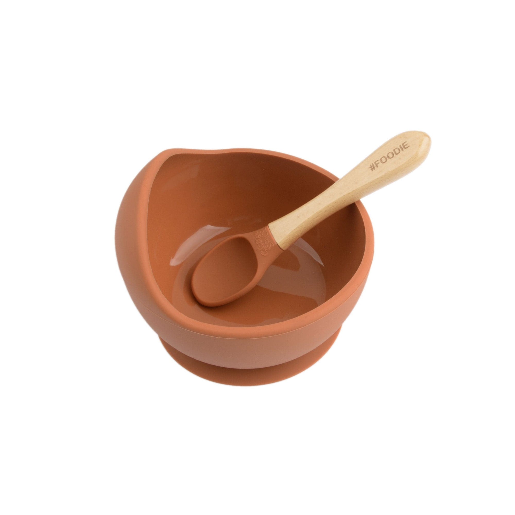 Glitter & Spice silicone bowl set Glitter & Spice Silicone Bowl & Spoon Set - Moroccan Clay