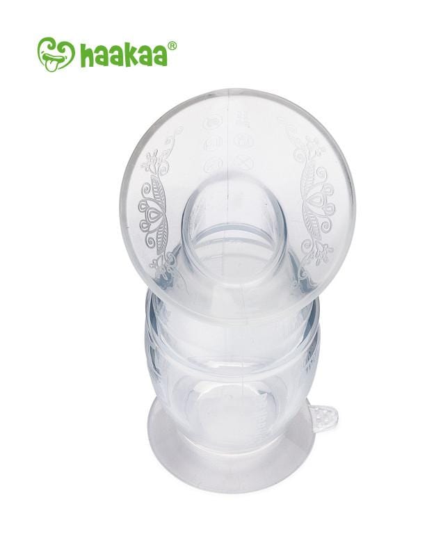 Silicone Breast Pump Manual Anti-Overflow Breast Milk Collector，Portable  Milk Saver for Breast Feeding(4oz/100ml) : : Baby Products