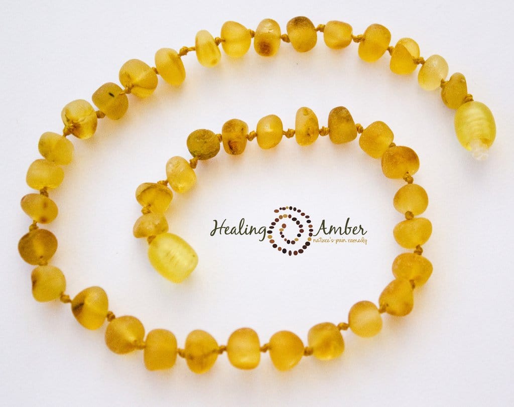 Healing Amber amber anklet 5.5 inch Healing Amber Baltic Amber Anklet/Bracelet - Raw Gold