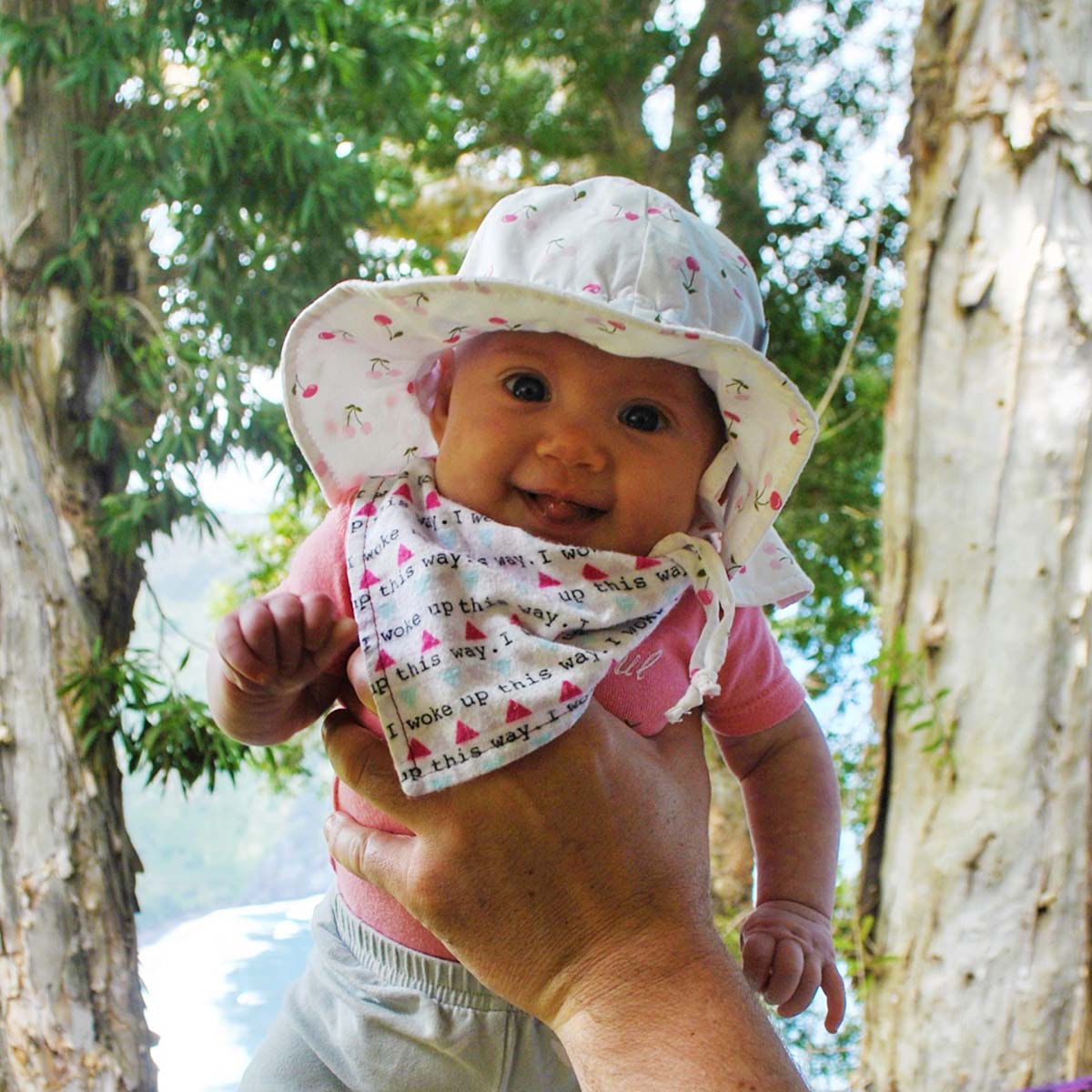 Jan & Jul hat Jan & Jul Gro-With-Me Sun Hat - Cherries
