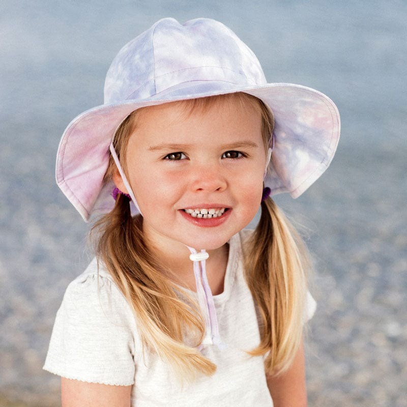 Jan & Jul hat Jan & Jul Gro-With-Me Sun Hat - Cotton  Candy Tie-Dye