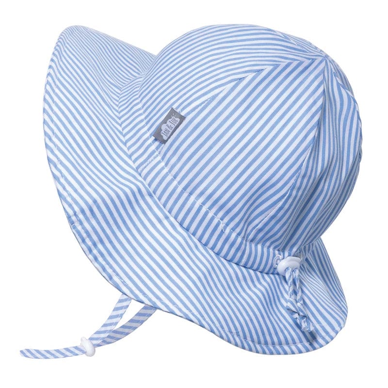 Jan & Jul hat Small Jan & Jul Gro-With-Me Sun Hat - Blue Stripes
