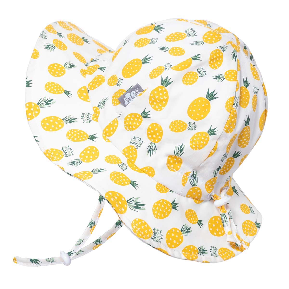 Jan & Jul hat Small Jan & Jul Gro-With-Me Sun Hat - Yellow Pineapple