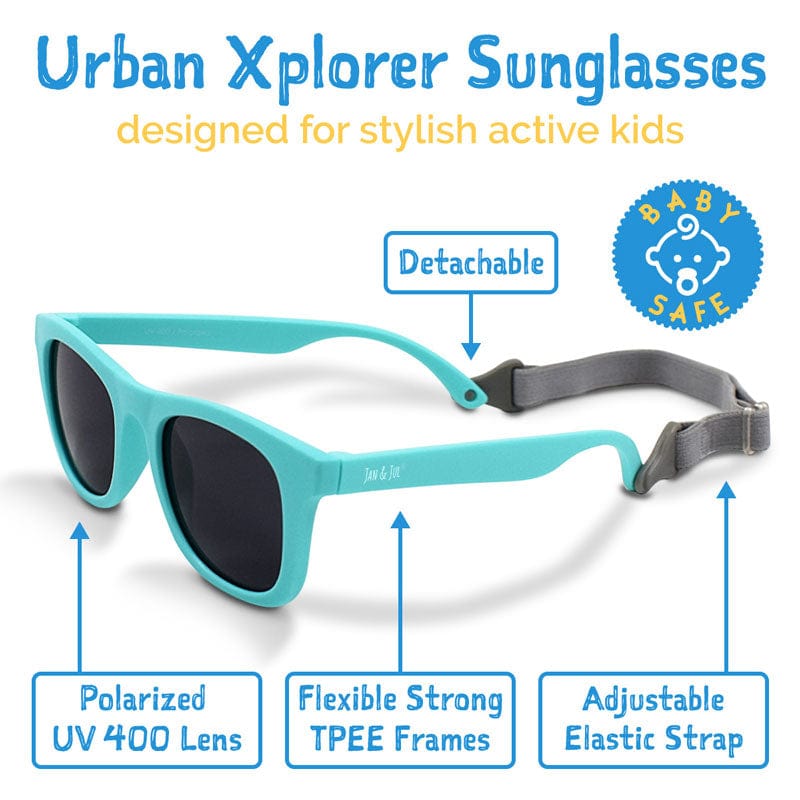 Jan & Jul sunglasses Small (6M - 2T) Jan & Jul Urban Xplorer Sunglasses - Black Aurora