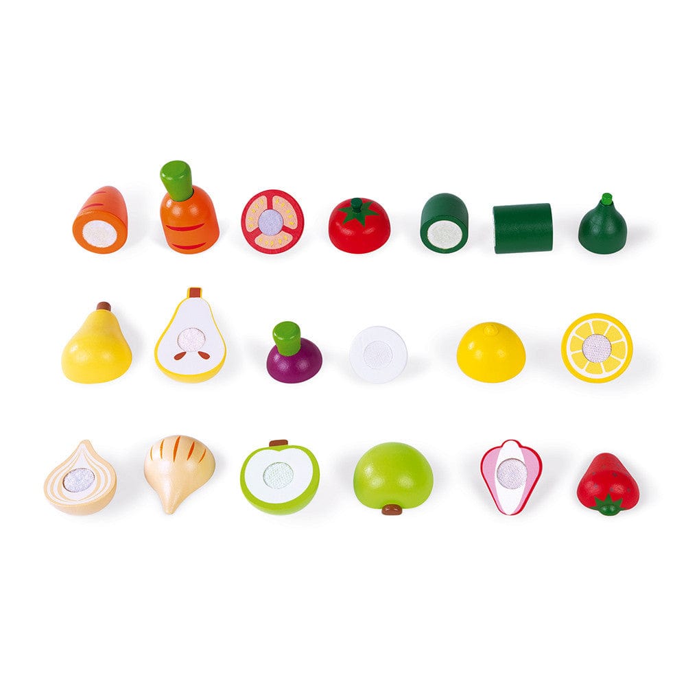 Janod toy Janod Green Market Fruits & Vegetable Maxi Set