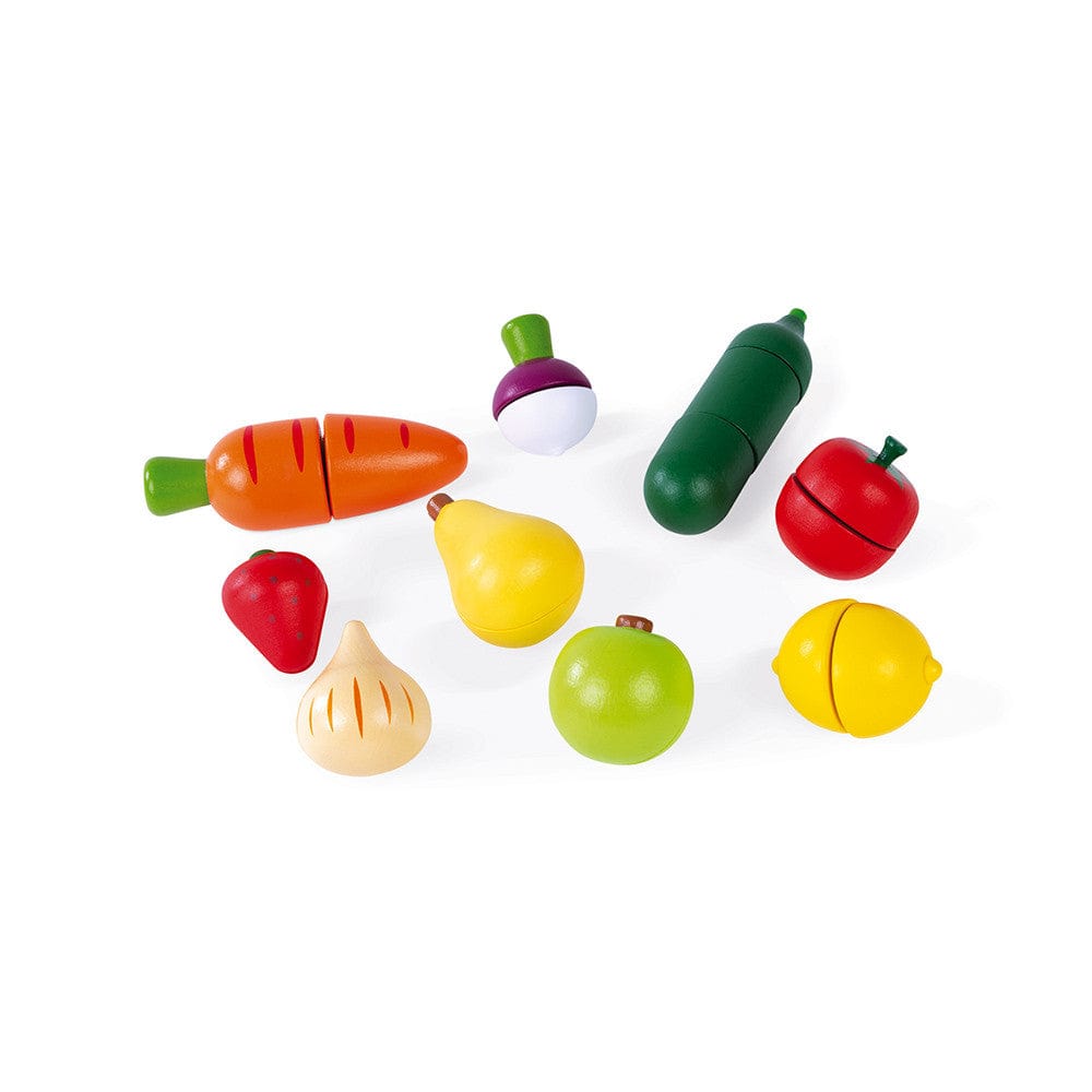 Janod toy Janod Green Market Fruits & Vegetable Maxi Set