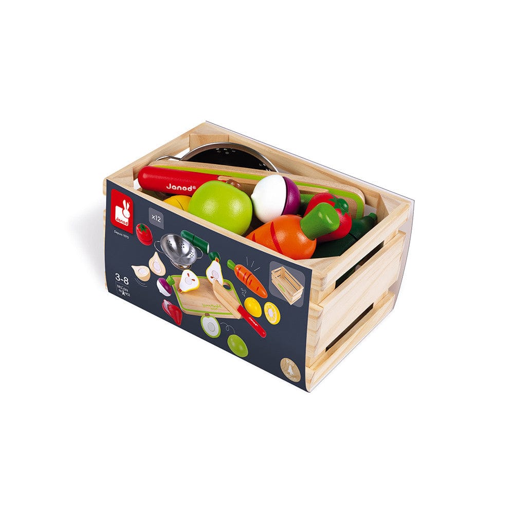 Janod toy Janod Green Market Fruits & Vegetable Maxi Set