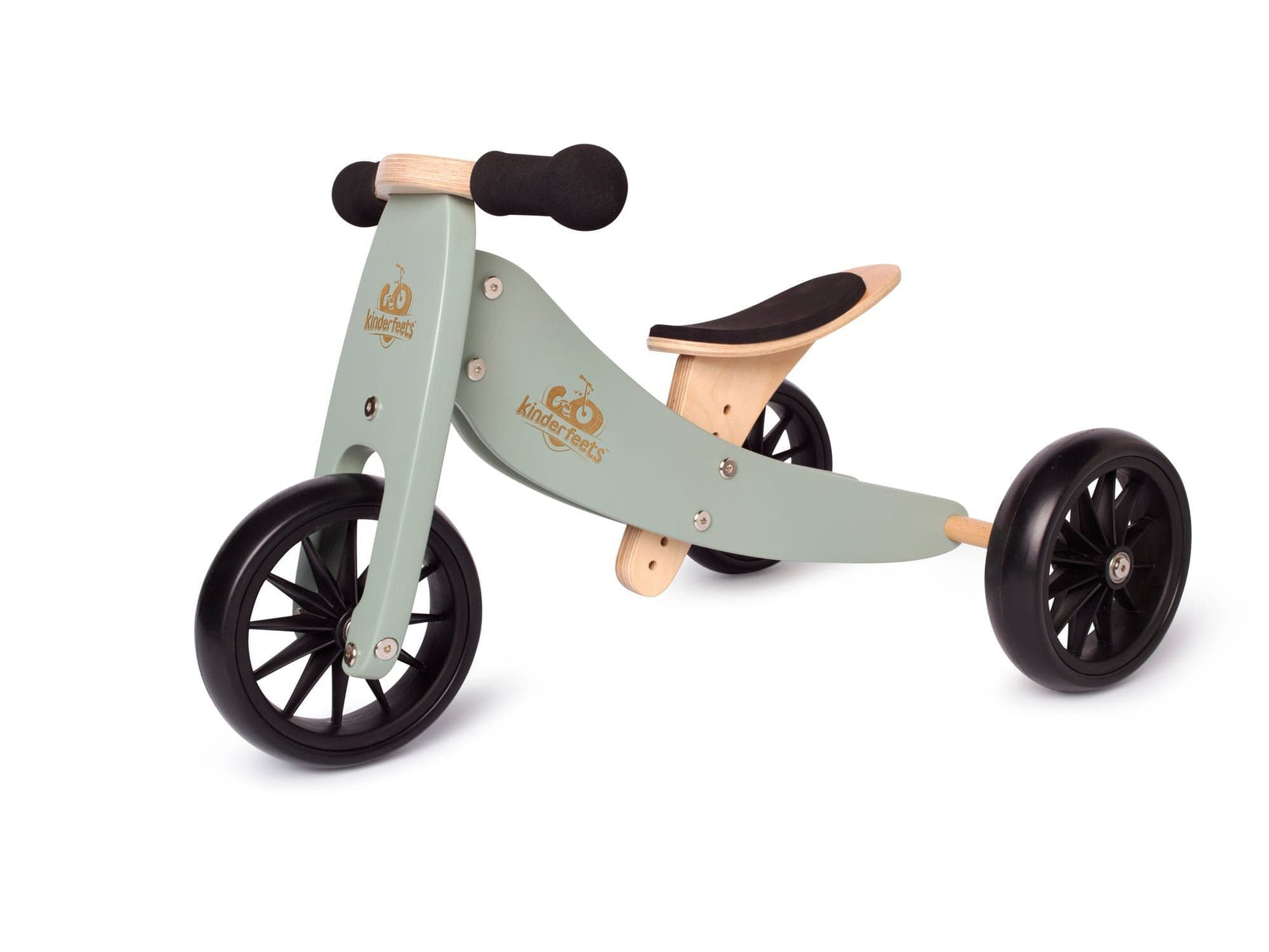 Kinderfeets balance bike Kinderfeets Tiny Tot 2-in-1 Tricycle/Balance Bike - Sage