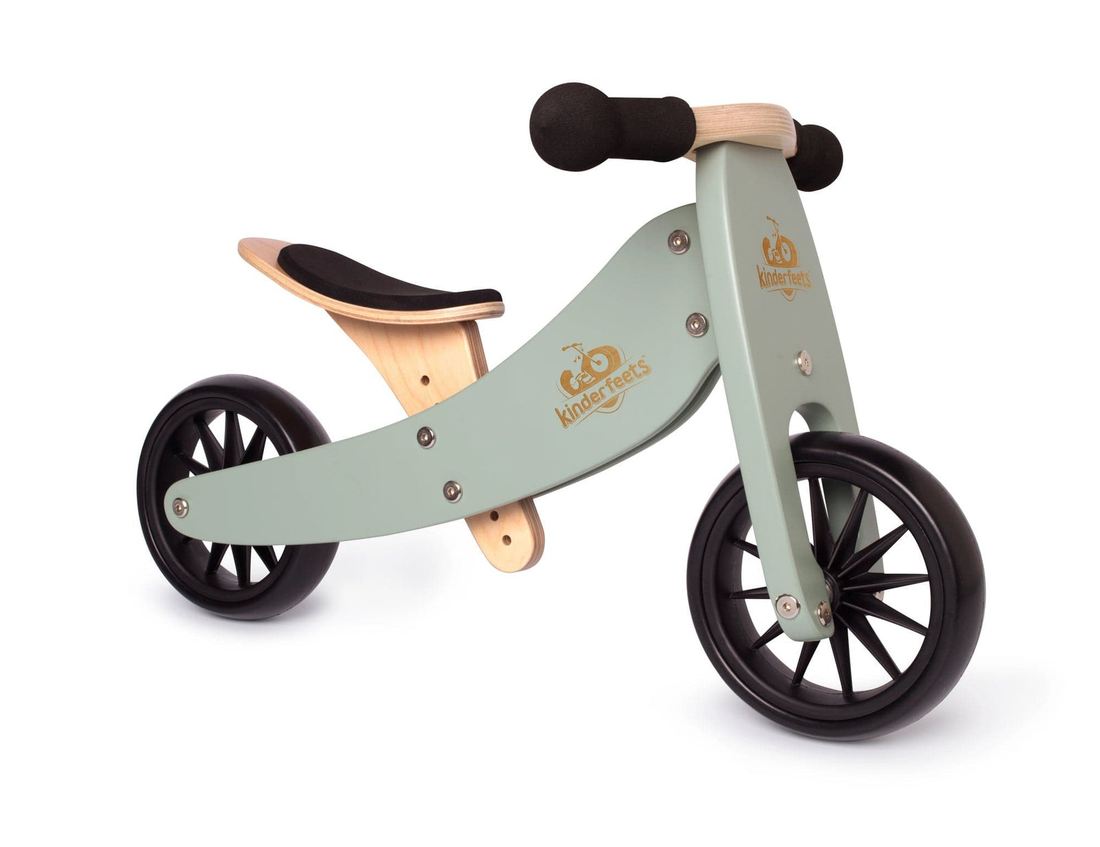 Kinderfeets balance bike Kinderfeets Tiny Tot 2-in-1 Tricycle/Balance Bike - Sage