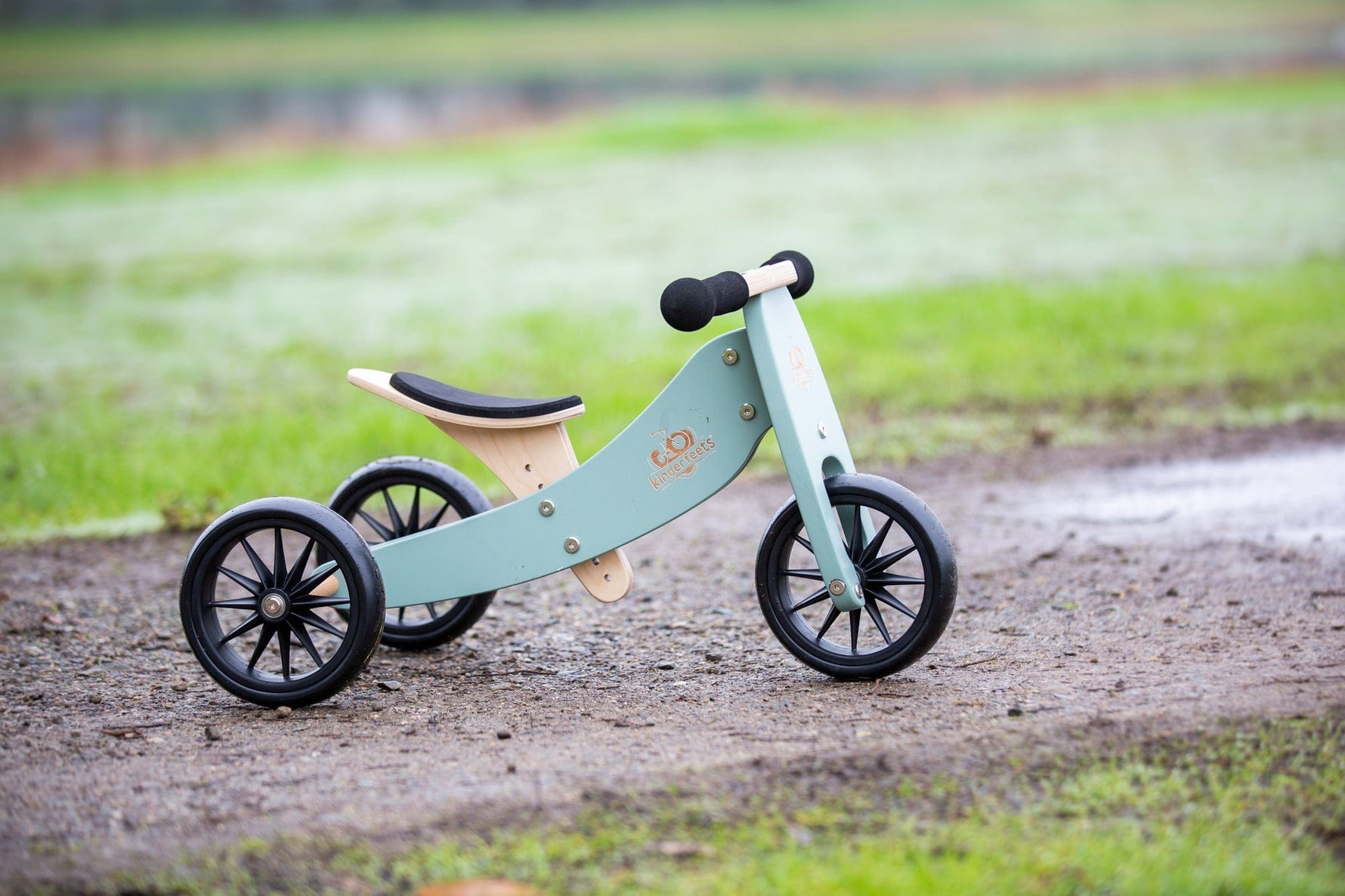 Kinderfeets balance bike Kinderfeets Tiny Tot 2-in-1 Tricycle/Balance Bike - Sage