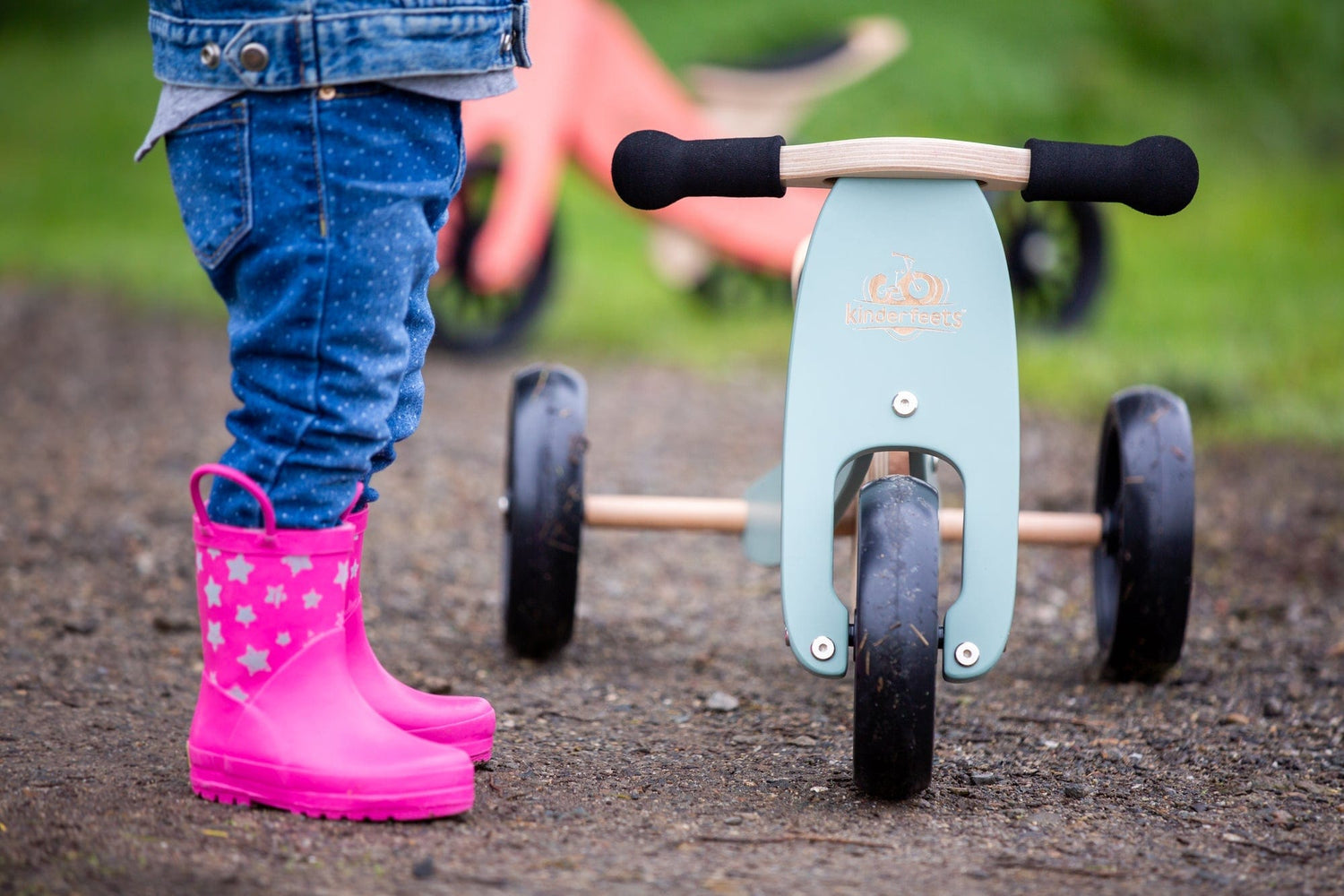 Kinderfeets balance bike Kinderfeets Tiny Tot 2-in-1 Tricycle/Balance Bike - Sage