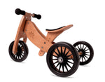 Kinderfeets balance bike Kinderfeets Tiny Tot PLUS Tricycle/Balance Bike - Bamboo