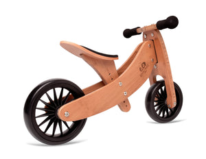 Kinderfeets balance bike Kinderfeets Tiny Tot PLUS Tricycle/Balance Bike - Bamboo